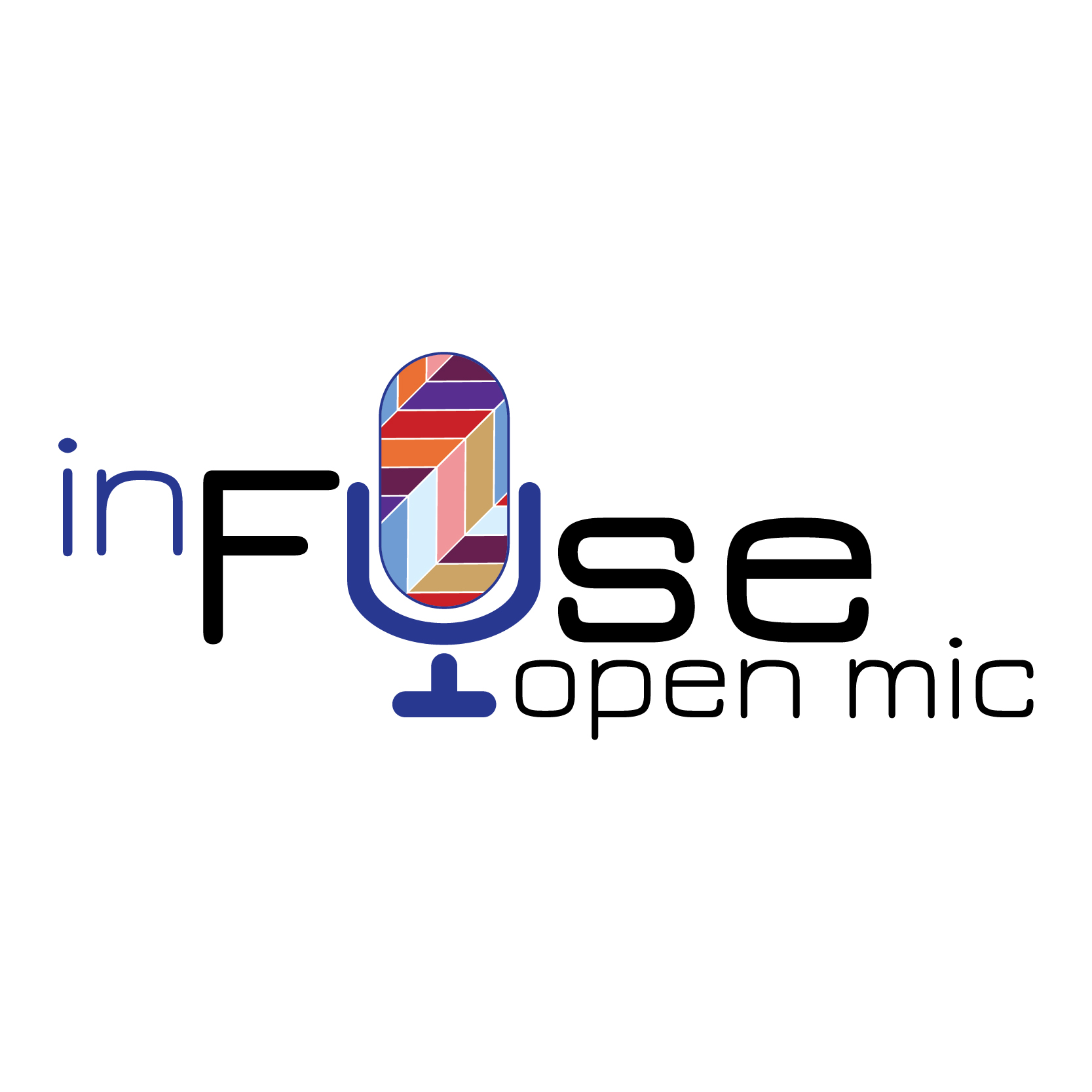 Infuse Open Mic with graphic of a microphone
