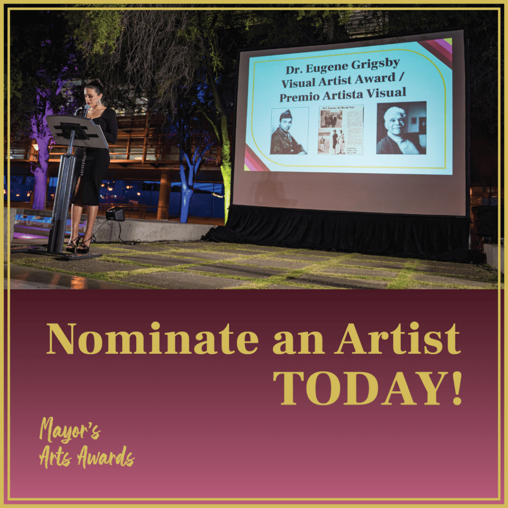 Nominate an artist Mayor's arts awards